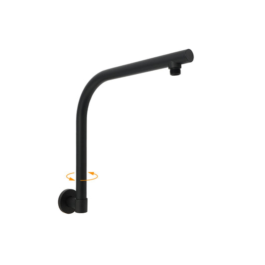 340mm High Lift Round Shower Swivel Arm - Available in 5 Colours