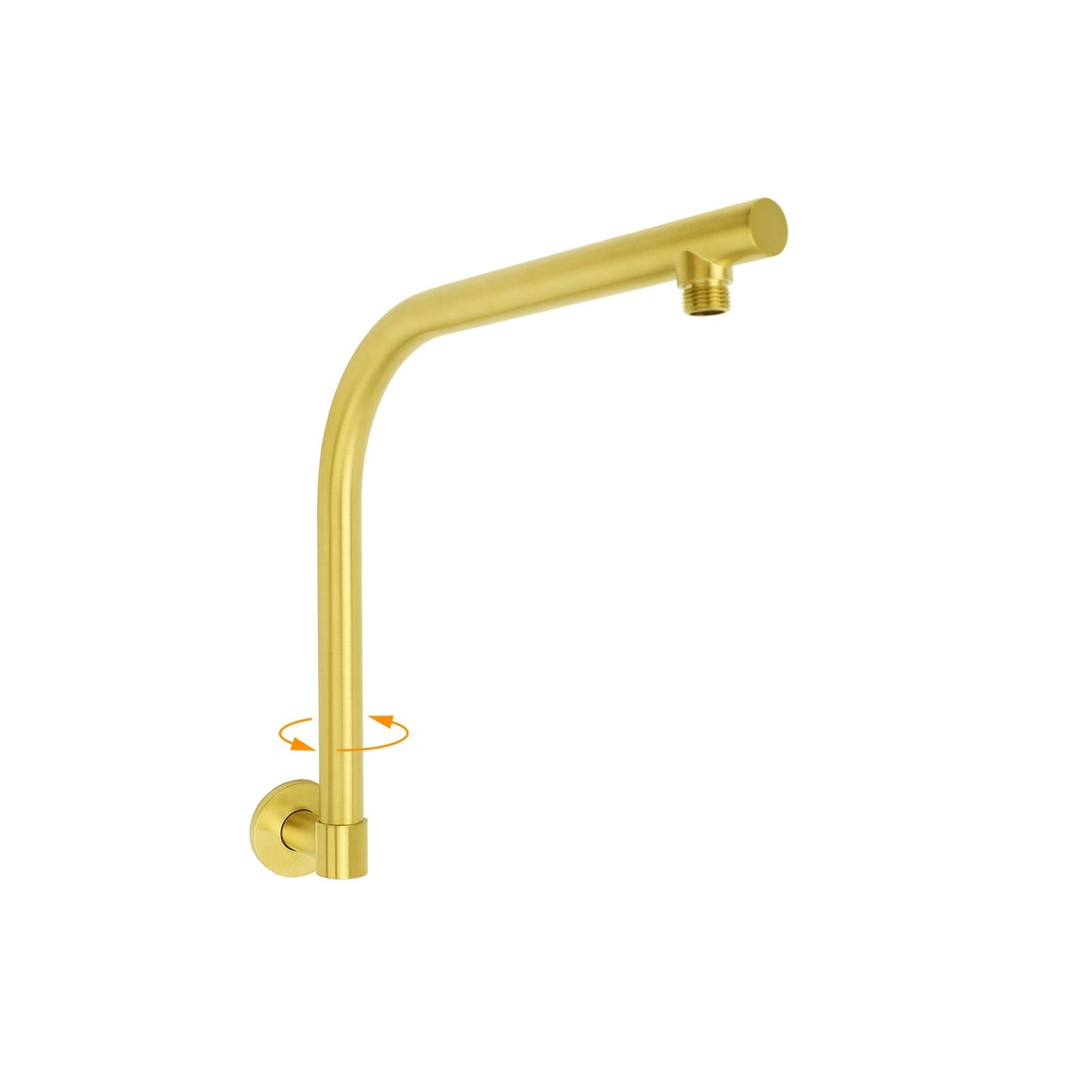 340mm High Lift Round Shower Swivel Arm - Available in 5 Colours