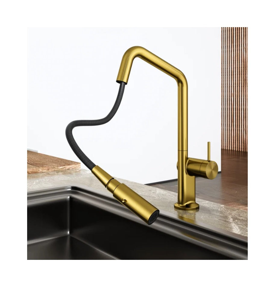 Kitchen Sink Angle Pull Out Tap - Available in 4 Colours