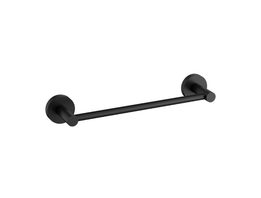 Nouveau Round Towel Rail Single 350mm - Available in 6 Colours