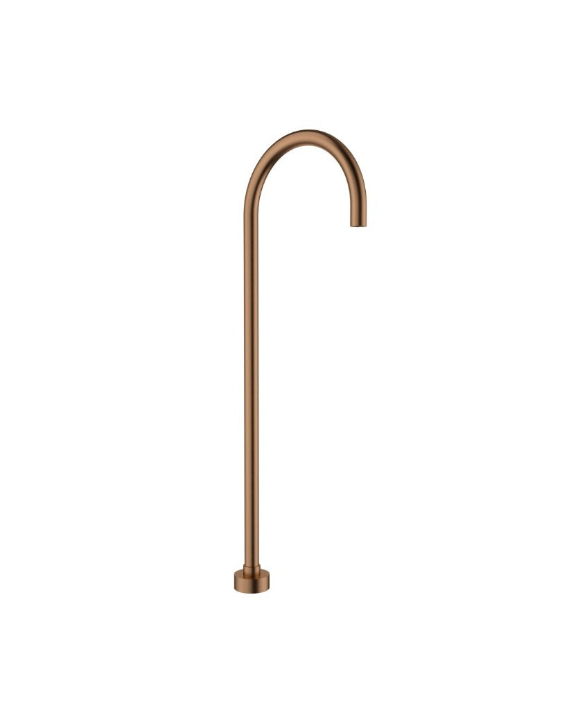 Nouveau Floor Mounted Bath Spout - Available in 6 Colours