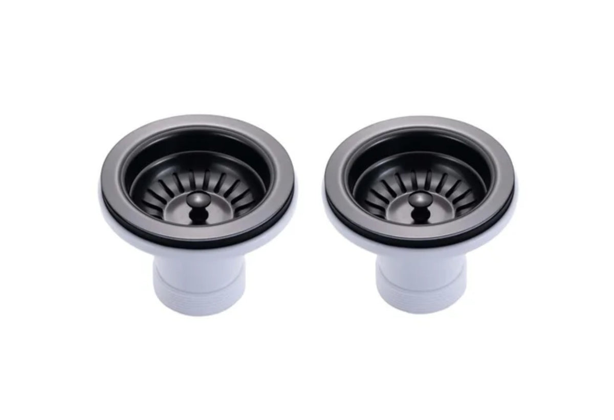 820 x 450mm SS Double Bowl Sink - Available in 4 Colours