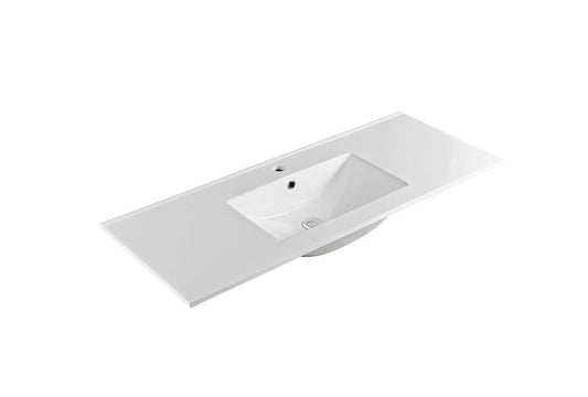 1200mm Ceramic Vanity Top - Available in 3 Colours Single Bowl