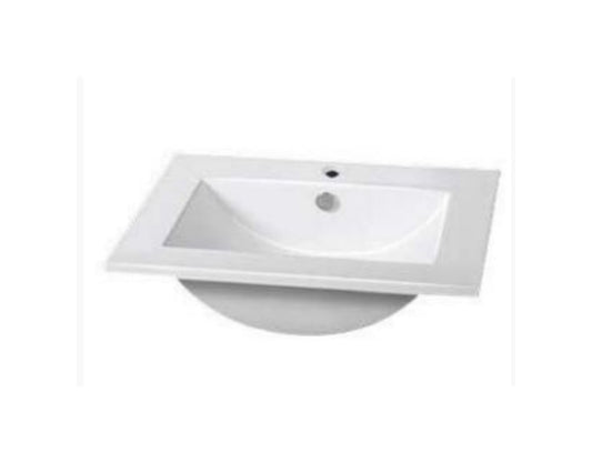 600mm Ceramic Vanity Top - Available in 3 Colours