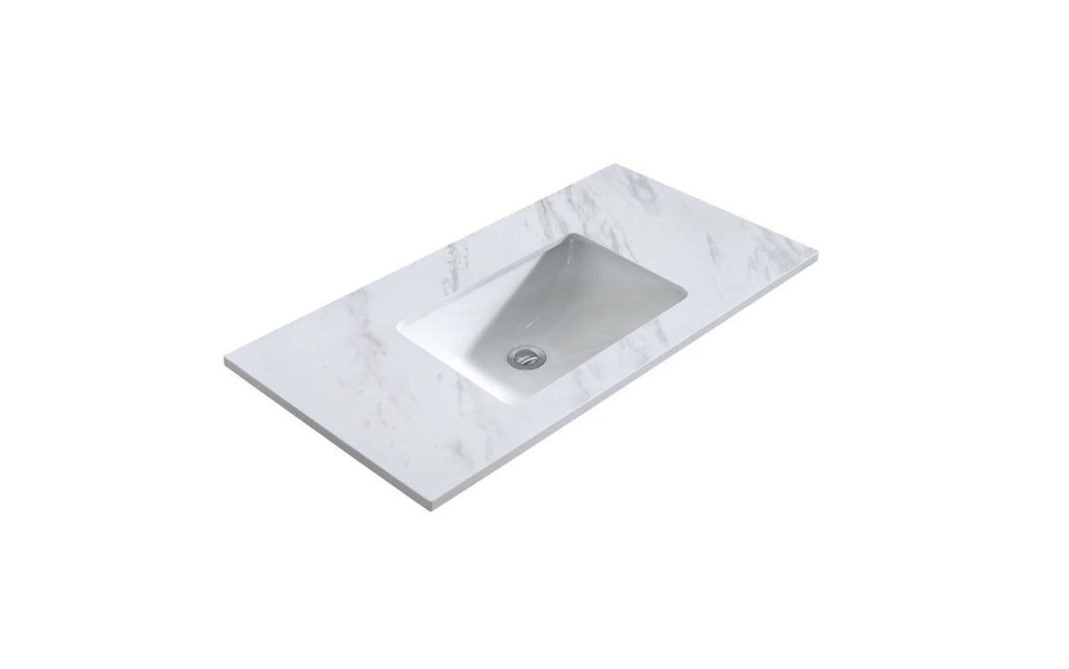 750 x 460 x 18mm Reconstituted Stone Top with Undermount Basin