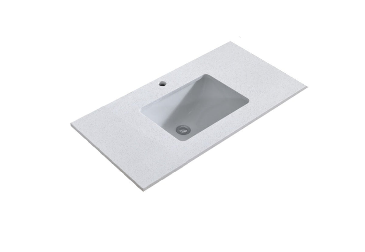 900 x 460 x 18mm Reconstituted Stone Top with Undermount Basin