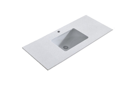 1200 x 460 x 18mm Reconstituted Stone Top with Undermount Single Basin