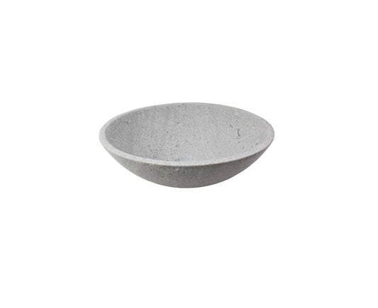 CEMENT MARBLE (MATTE) 420*140 Grey Round Marble Countertop Vanity Basin