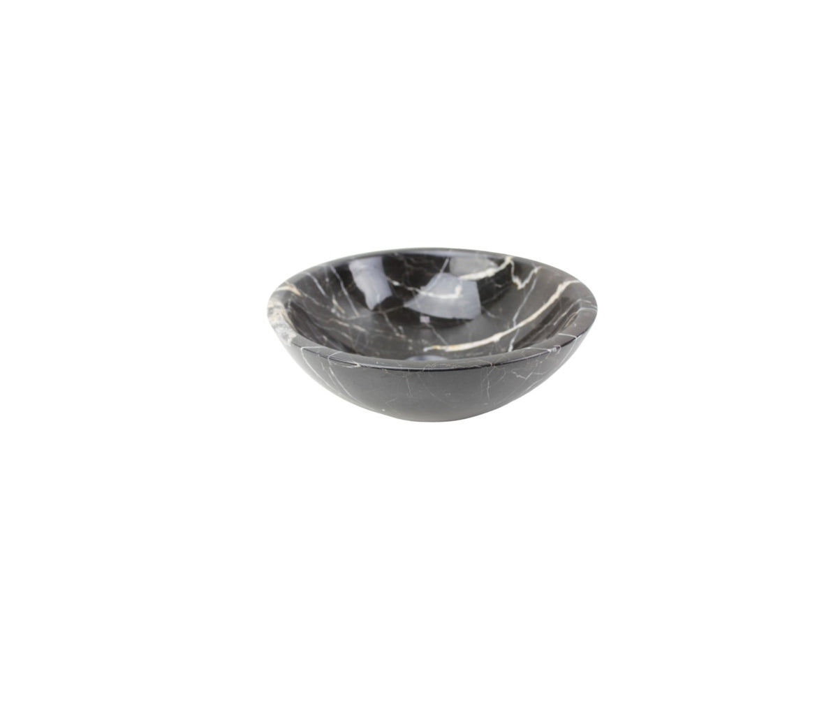 BROWNE 320*120 Trilob Brown & White Vein Marble Round Compact Countertop Vanity Basin