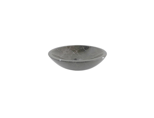BROWNE 365*120 Trilob Brown & White Vein Marble Round Compact Countertop Vanity Basin
