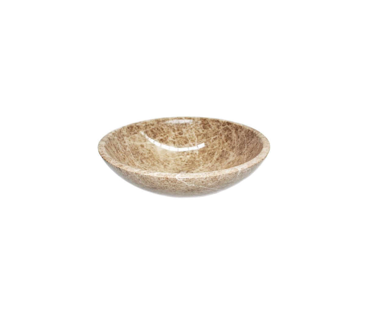 CRYSTAL 420*140 Turkey Emperador Light Brown & Cream Vein Round Countertop Vanity Basin