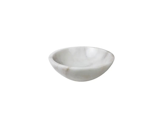 WHITE VEIN (COMPACT) 320*120 White & Grey Vein Marble Round Countertop Vanity Basin