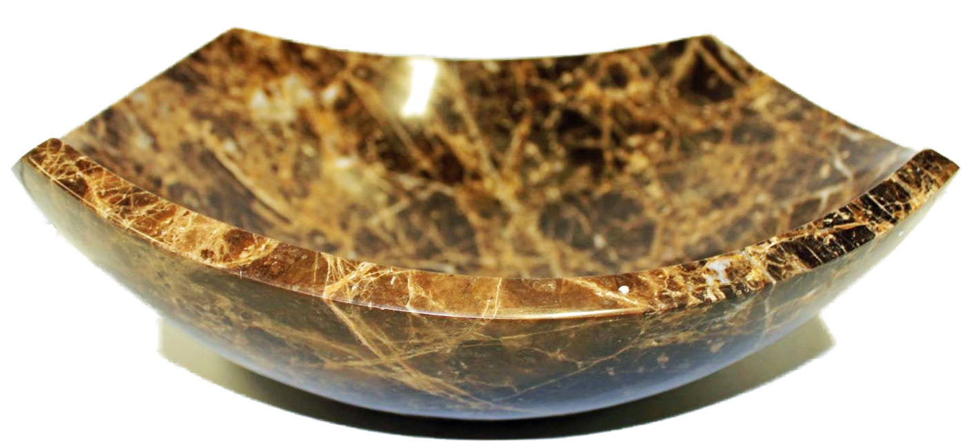 Krohli Travertine Round Thick Edge