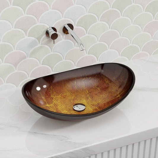 Kheub Pure Gold Oval Curve