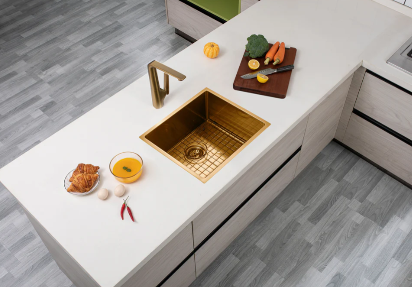 GOLD STAINLESS 500 SINGLE BOWL SINK