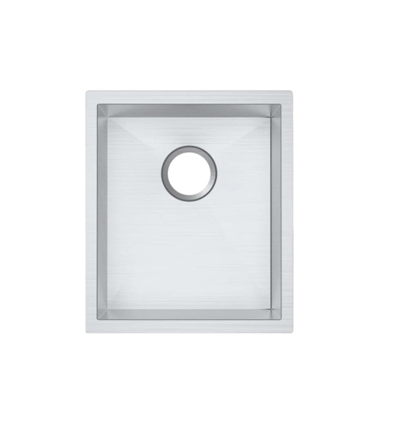BRUSHED STAINLESS STEEL 390 SINGLE BOWL SINK