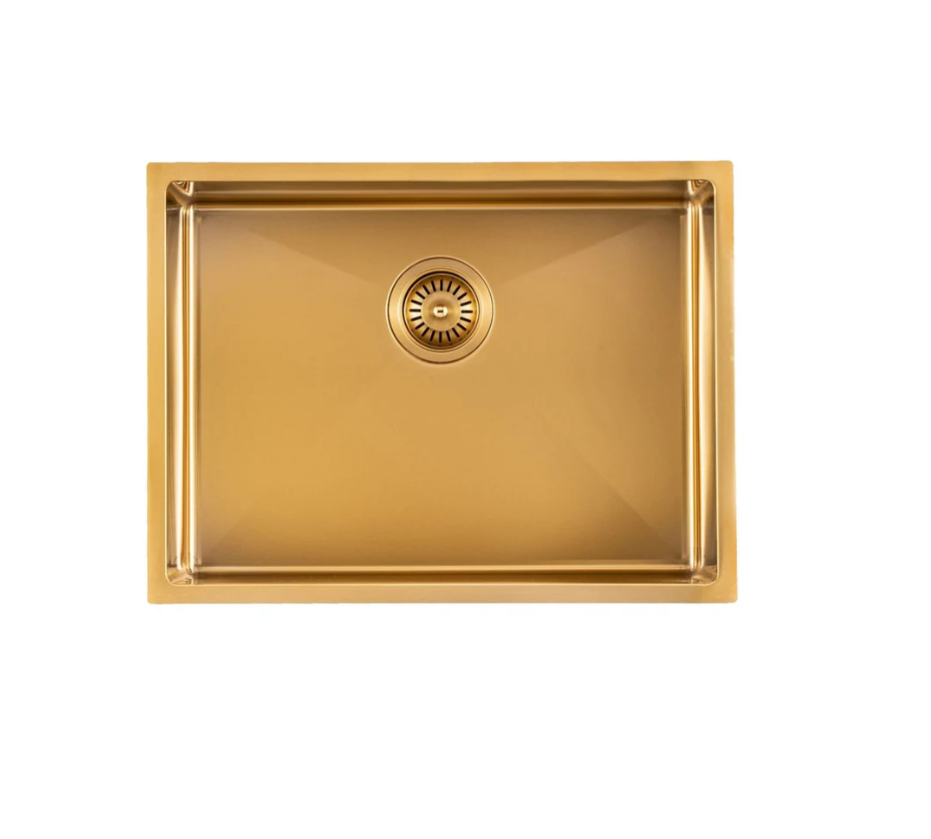 GOLD STAINLESS 600 SINGLE BOWL SINK