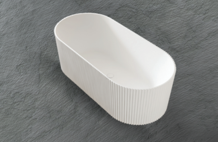 V GROOVE OVAL 1700 GLOSS WHITE