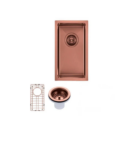 ROSE GOLD STAINLESS STEEL 250 SINGLE BOWL SINK