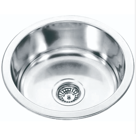 STAINLESS ROUND SINK 424x424x170mm