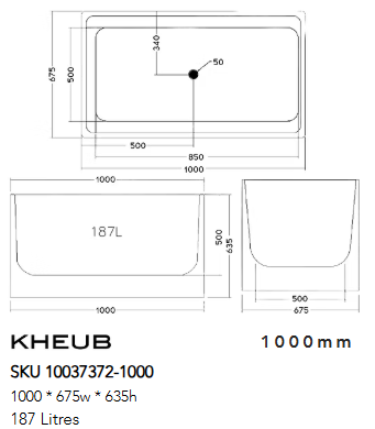KHEUB MATTHEO 1000 GLOSS WHITE