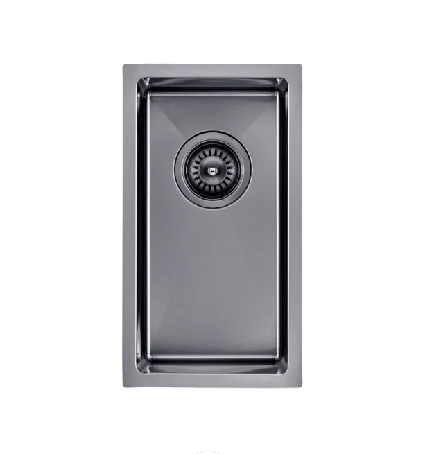 GUNMETAL STAINLESS STEEL 250 SINGLE BOWL SINK