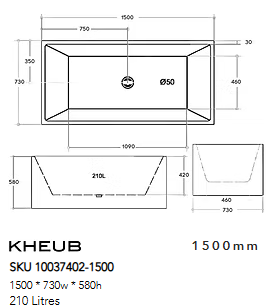 KHEUB MATTHEO 1500 GLOSS WHITE