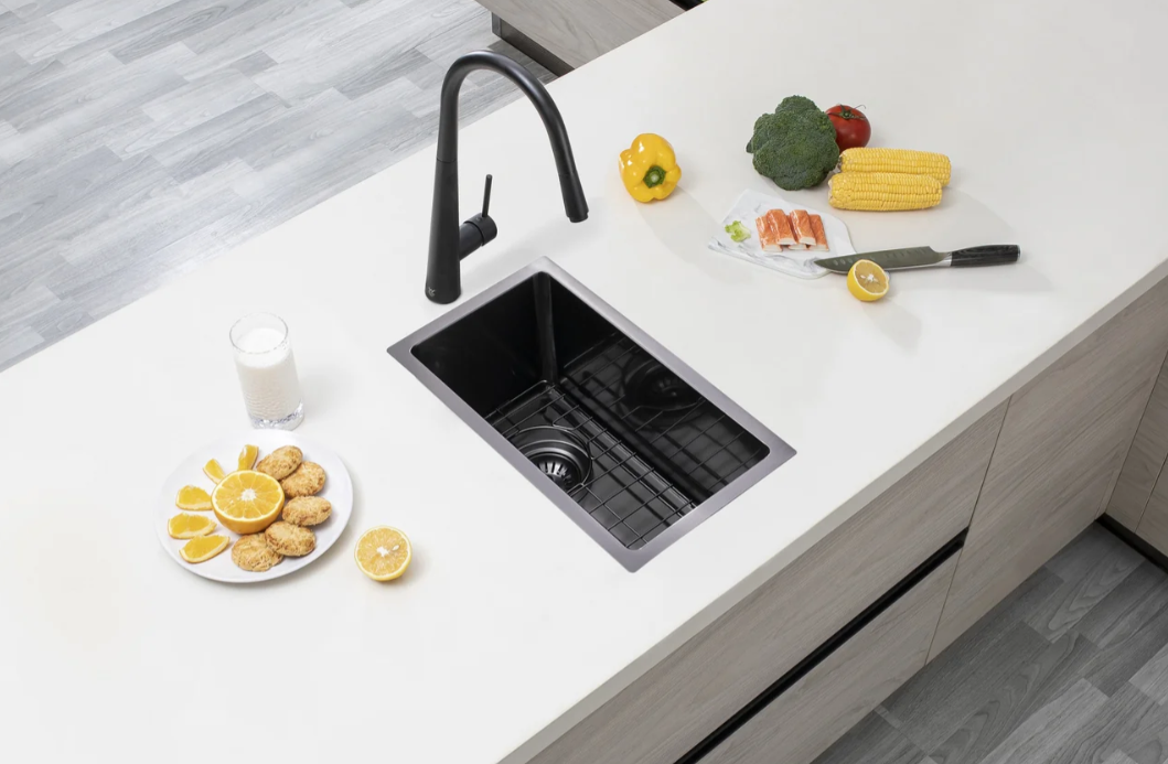 GUNMETAL STAINLESS STEEL 250 SINGLE BOWL SINK