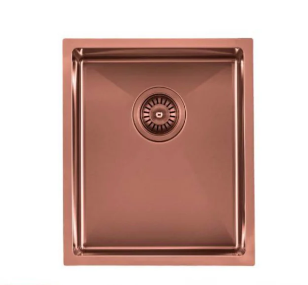 ROSE GOLD STAINLESS STEEL 390 SINGLE BOWL SINK