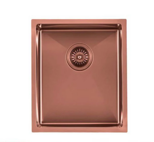 ROSE GOLD STAINLESS STEEL 390 SINGLE BOWL SINK