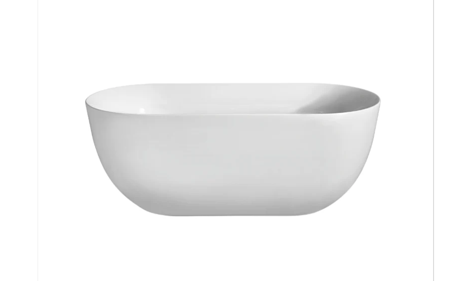 KHEUB SORREN OVAL 1800 GLOSS WHITE