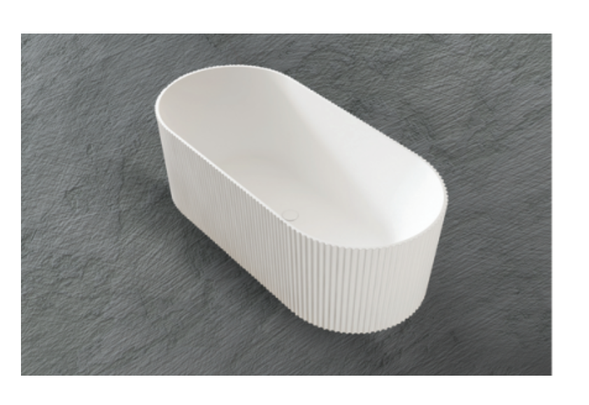 V GROOVE OVAL 1700 MATTE WHITE