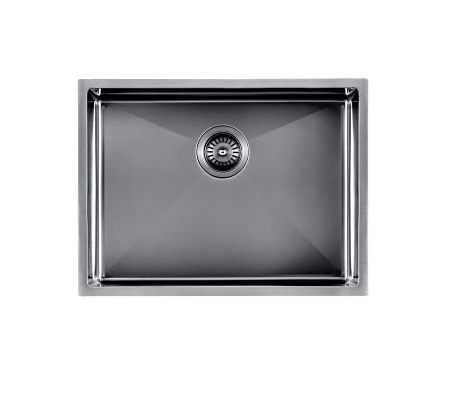 GUNMETAL STAINLESS 600 SINGLE BOWL SINK