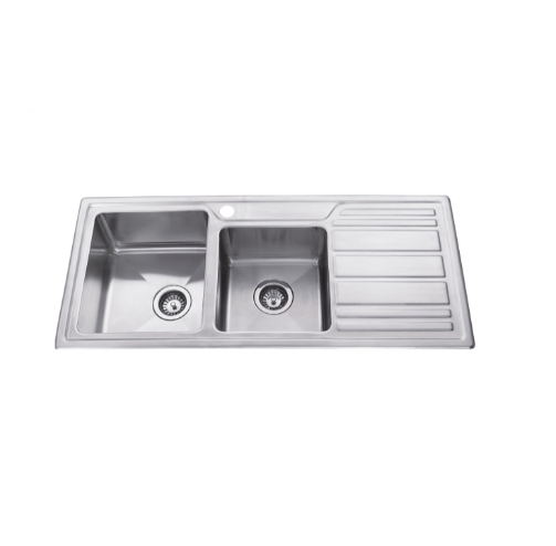 STAINLESS 1080 DOUBLE BOWL SINK