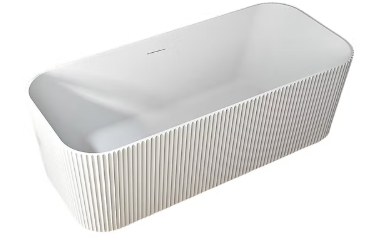 KHEUB WHITE 1500 STRAIGHT FLUTED GLOSS WHITE