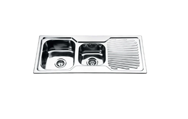 STAINLESS 1080 DOUBLE BOWL SINK