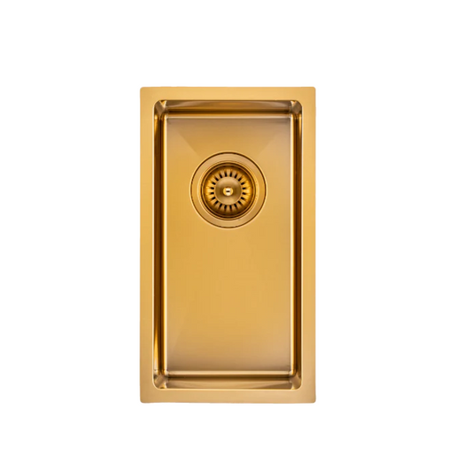 GOLD STAINLESS STEEL 250 SINGLE BOWL SINK