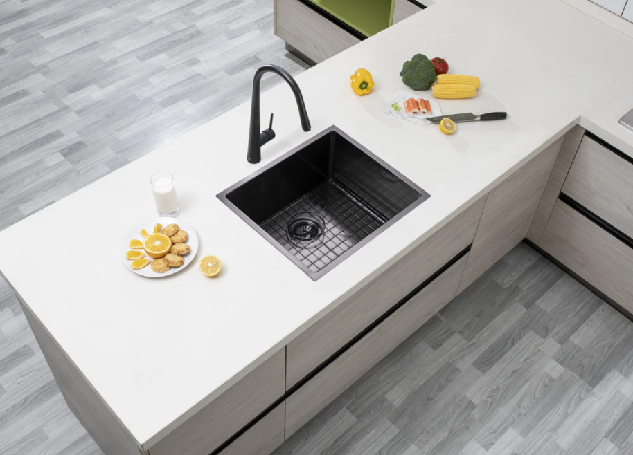 GUNMETAL STAINLESS 500 SINGLE BOWL SINK