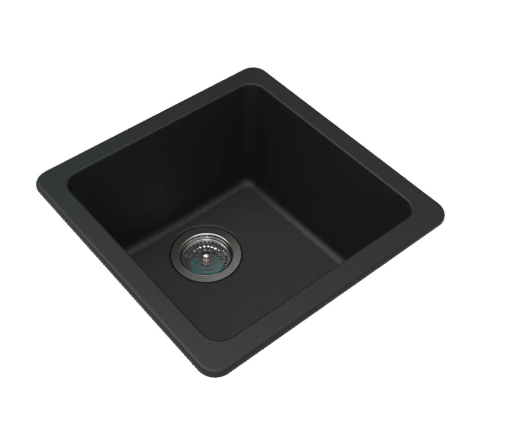 GRANITE 420 SINGLE BOWL SINK MATTE BLACK