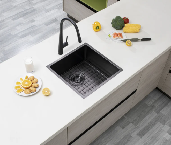 GUNMETAL STAINLESS 440 SINGLE BOWL SINK
