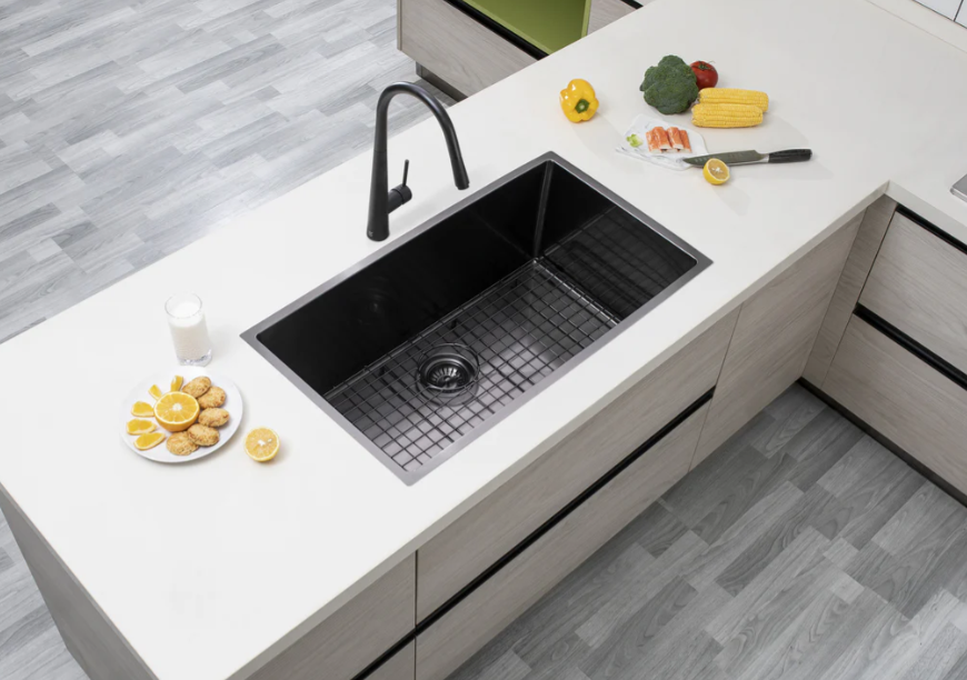 BRUSHED STAINLESS 760 SINGLE BOWL SINK
