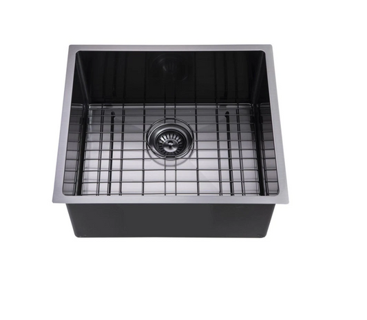 GUNMETAL STAINLESS 500 SINGLE BOWL SINK